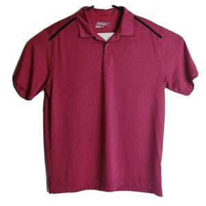 Nike Golf Dri Fit Polo Shirt Mens Large Pink Tour Performance Casual EUC